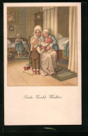Künstler-AK Pauli Ebner: Gute Nacht Mutter  - Ebner, Pauli