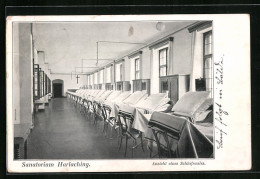 AK München-Harlaching, Sanatorium, Ansicht Eines Schlafsaales  - Muenchen