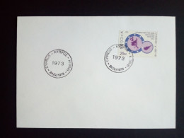 ZYPERN MI-NR. 397 FDC MITLÄUFER 1973 ASSOZIIERUNG ZYPERNS MIT DER EWG - Europäischer Gedanke