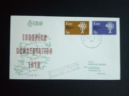 IRLAND MI-NR. 237-238 FDC MITLÄUFER 1970 NATURSCHUTZJAHR - Europese Gedachte