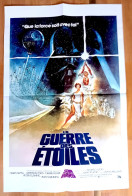 Affiche Ciné Orig LA GUERRE DES ÉTOILES STAR WARS Ep 4 George LUCAS 60X80CM 23x32" 1977 H.Ford Illu Tom JUNG - Affiches & Posters