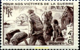 120931 MNH FRANCIA 1945 A BENEFICIO DE LAS VICTIMAS DE LA GUERRA - Sin Clasificación