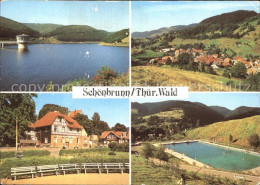 72424008 Schoenbrunn Schleusegrund Talsperre Erholungsheim Huette Schwimmbad Sch - Andere & Zonder Classificatie