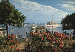 72423951 Starnberg Seepromenade Mit Landungssteg Faehre Starnbergersee Starnberg - Starnberg