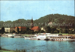 72423636 Bad Schandau Teilansicht Fahrgastschiffe Bad Schandau - Bad Schandau