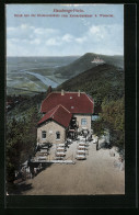 AK Hausberge-Porta, Blick Aus Der Bismarcksäule Zum Kaiserdenkmal Und Wesertal  - Other & Unclassified