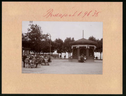 Fotografie Brück & Sohn Meissen, Ansicht Siofok, Blick Auf Den Plattenssee Musikpavillon Mit Cafe  - Orte