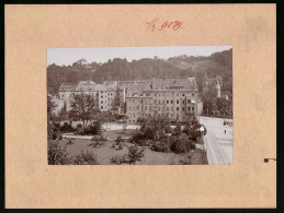 Fotografie Brück & Sohn Meissen, Ansicht Meissen I. Sa., König-Albert-Park Mit Wohnhaus Und Nikolaikirche  - Plaatsen