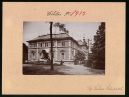 Fotografie Brück & Sohn Meissen, Ansicht Bad Elster, Kurhaus Seitenportal  - Orte