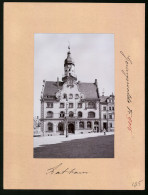 Fotografie Brück & Sohn Meissen, Ansicht Geringswalde, Partie Am Rathaus  - Plaatsen