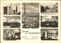 72423368 Landshut Isar Dom Burg Trausnitz Luitpoldbruecke  Landshut - Landshut