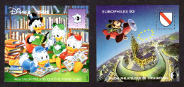 FRANCE 1992/1993 - BS CNEP N° 16 & 17 - NEUFS** LUXE/MNH - Disney - CNEP