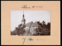 Fotografie Brück & Sohn Meissen, Ansicht Riesa A. Elbe, Blick Auf Die Rückseite Der Klosterkirche  - Plaatsen