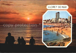 72423273 Lloret De Mar Strand Sonnenuntergang Am Meer  - Autres & Non Classés