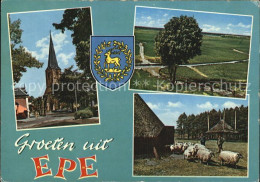 72422665 Epe Gelderland Kirche Schafe Teilansicht Epe Gelderland - Andere & Zonder Classificatie