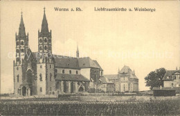 72422550 Worms Rhein Liebfrauenkirche Und Weinberge Abenheim - Worms