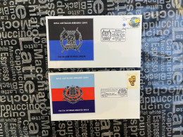 28-5-2024 (6 Z 24) Royal Australian Armoured Corps (2 Covers) 8th/13th VIC Mounted Riffes + 12th/16th Hunter River Lanc. - Militaria