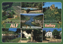 72422092 Alf Mosel Marienburg Bergcafe Moselfaehre Schwimmbad Bullay Maedchenbru - Autres & Non Classés