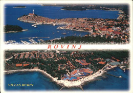 72422063 Rovinj Istrien Panorama Villas Rubin Fliegeraufnahme Croatia - Croatie