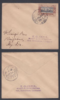 Inde British India Hyderabad Princely State Used FDC? Cover, 8 Pies Stamp, Osmania General Hospital - Hyderabad