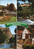 72421867 Bad Muenster Stein Ebernburg Baederhaus Rheingrafenstein Burg Kurgarten - Andere & Zonder Classificatie