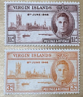 VIRGIN ISLANDS - MH*  - 1946 - # 122/123 - Britse Maagdeneilanden