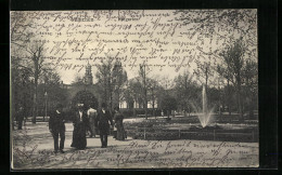 AK München, Hofgarten Mit Springbrunnen  - Muenchen