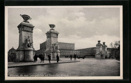 AK München, Die Neue Ludwigsbrücke Mit Deutsche Museum  - Muenchen