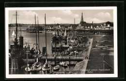 AK Lübeck-Travemünde, Hafen Mit Segelbooten  - Lübeck-Travemünde