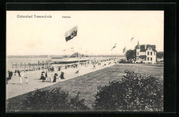 AK Travemünde, Kaltbad Mit Strandpromenade  - Luebeck-Travemuende