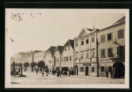 AK Eferding, Hauptplatz Mit Gasthof Und Geschäften  - Other & Unclassified