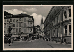 AK Bad Ischl, Salzkammergut, Strassenpartie Mit Geschäften  - Andere & Zonder Classificatie