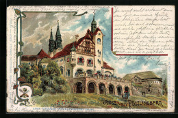 Lithographie Linz, Pöstlingberg, Linz-Urfahr Pöstlingberg-Bahn  - Autres & Non Classés