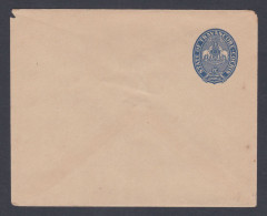 Inde British India Tranvancore Cochin Princely State One Anna Mint Unused Cover, Elephant, Envelope, Postal Stationery - Travancore-Cochin