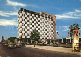 72421416 Berlin Hilton Hotel Litfasssaeule Berlin - Autres & Non Classés