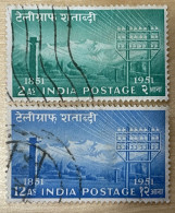 INDIA - (0) - 1953  #  246/247  SEE PHOTO FOR CONDITION OF STAMP(S) - Oblitérés