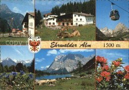 72420775 Ehrwald Tirol Weide Teilansicht Panorama Gondel Ehrwald - Other & Unclassified