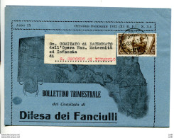 Decennale Cent. 10 Isolato Su Stampa - Poststempel