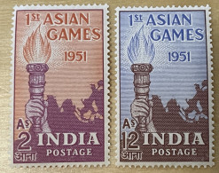 INDIA - MH* - 1951 -  # 233/234 - Nuevos