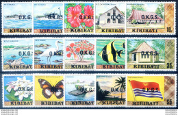 Servizio. Soprastampati 1981. - Kiribati (1979-...)