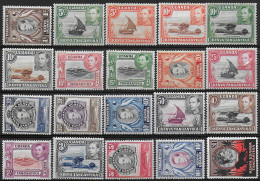 1938-54 Kenya Uganda Tanganyika 20v. MH SG N. 131/50b - Other & Unclassified