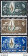 1968 Cayman Islands Human Rights Year 3v. MNH SG. N. 209/11 - Other & Unclassified