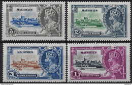 1935 Mauritius Silver Jubilee 4v. MNH SG N. 245/48 - Other & Unclassified