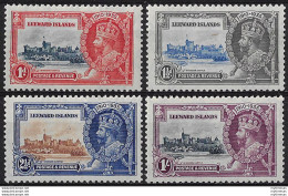 1935 Leeward Islands Silver Jubilee 4v. MNH SG. N. 88/91 - Autres & Non Classés