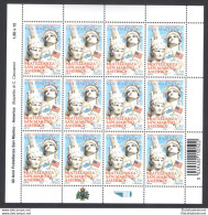 2008 San Marino, Fratellanza San Marino America, N. 2186 - Minifoglio 12 Valori Con Codice A Barre, MNH** - Blocks & Sheetlets