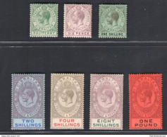 1912-24 Gibilterra, Stanley Gibbons N. 76/85 - Giorgio V - MNH** - Andere & Zonder Classificatie
