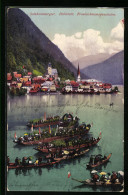 AK Hallstatt, Fronleichnamsprocession Auf Dem See  - Autres & Non Classés