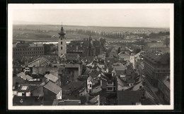 AK Budweis, Teilansicht Aus Der Vogelschau  - Czech Republic