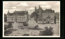 AK Malmö, Stortorget Med Hotell Kramer  - Suecia