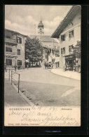 Cartolina Gossensass, Markusplatz Mit Blick Zur Kirche  - Other & Unclassified